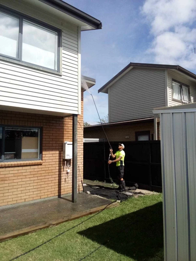 A house washed clean in Auckland
